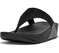 Fitflop Sandalias Lulu Shimmerlux para mujer, Todo negro., 39 EU