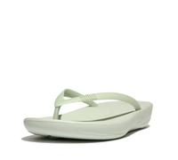Fitflop Chanclas ergonómicas iQushion para mujer, ligeras y cómodas con soporte de arco natural, Sagebrush, 38 EU