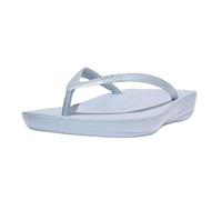 Fitflop Chanclas ergonómicas perladas Iqushion, Mujer, Pearlized Skywash Blue, 38 EU