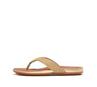 Fitflop Chanclas Gracie Shimmerlux para mujer, Platino, 36 EU