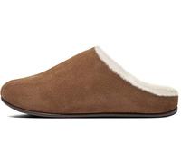 FitFlop Chrissie Shearling, Pantuflas Mujer, Marrón (Tumbled Tan 645), 42 EU