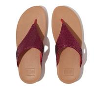 Fitflop Damen Lulu Glitterball - Sandalias con puntera, Pink, 38 EU