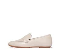 Fitflop Delicato Soft Leather Loafers, Mocasín Mujer, Beige, 39 EU Estrecho