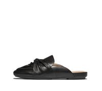 Fitflop Delicato Soft-Twist - MulesMule de Piel para Mujer, Black, 42 EU