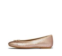 Fitflop DELICATO - Zapatos Planos de Ballet con Lentejuelas para Mujer, Beige clásico, Talla 8, Beige clásico, 8 UK Narrow