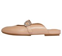 Fitflop DELICATO Zapatos Planos Mary-Jane con Hebilla de Cristal para Mujer, Beige clásico, Talla 6, Beige clásico, 6 UK Narrow