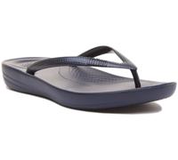 Fitflop IQUSHION Flip Flop-Solid, Chanclas Mujer, Midnight Navy, 39 EU
