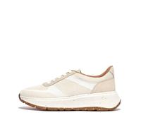 FitFlop F-Mode E01 - Tenis Planos de Punto, Blanco (Urban White Mix), 11