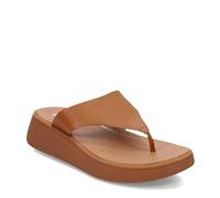 FitFlop F Mode Flatform Toe Post, Sandalia Mujer, Beige, 38 EU