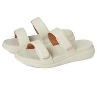 Fitflop Sandalias deslizantes Mujer F-Mode Go – planas ajustables de dos barras beige 41 EU