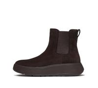 Fitflop F-Mode Stitch Warm Suede Chelsea Boots, Botas Estilo Mujer, marrón, 38.5 EU