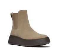 Fitflop F-Mode Suede Flatform Chelsea Boots, Botas Estilo Mujer, marrón, 40 EU