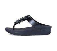Fitflop Fino Bauble-Bead Toe-Post Sandals, Sandalia Mujer, Navy, 38 EU