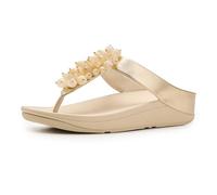 Fitflop FINO - Sandalias con puntera en racimo de cuentas para mujer, platino, talla 6.5 de Reino Unido, Platino, 40 EU