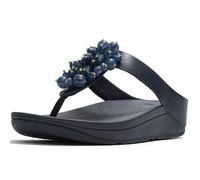Fitflop FINO - Sandalias con puntera en racimo para mujer, azul marino medianoche, talla 4, azul marino, 37 EU