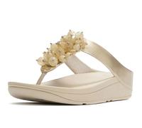 Fitflop FINO - Sandalias con puntera en racimo para mujer, platino, talla 36, Platino, 39 EU
