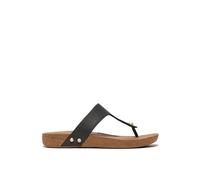FitFlop FitFlop - Sandalia de mujer de piel entrededos. Negro Talla 39