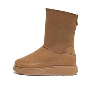 Fitflop Gen-ff - Botas cortas de oveja de doble cara para mujer, marrón, 38 EU