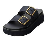 Fitflop Gen-ff Two Bar - Sandalias de mezclilla oscura para mujer, azul, 39 EU