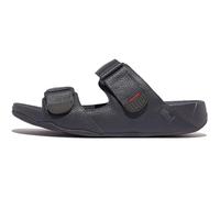 Fitflop Gogh Moc Slide-Leather, Sandalias de Punta Descubierta Hombre, Midnight Navy, 42 EU