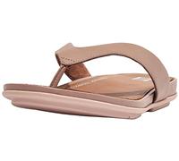 Fitflop Gracie Leather Flip-Flops, Chanclas Mujer, Beige, 43 EU