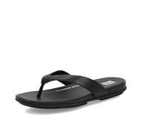 Fitflop Gracie Leather Flip-Flops, Sandalias Mujer, Negro (All Black), 39 EU