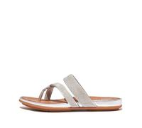 Fitflop Gracie Shimmerlux-Sandalias con Tiras, Mujer, Silver, 37 EU