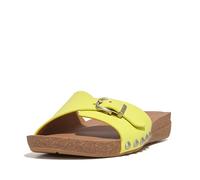 Fitflop Iqushion Adjustable Buckle Leather Slides