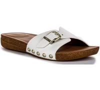 Fitflop Iqushion Ajustable Bukle Urban Slip On Mujeres Silder Blanco EU 36-42