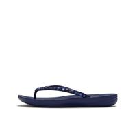 Fitflop Iqushion - Chanclas ergonómicas multicristales para mujer, Azul Nightfall, 38 EU