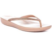 Fitflop Iqushion Chanclas Ergonómicas Zapatillas Beige Mujer UK 4-7
