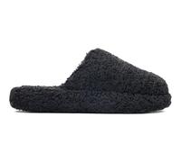 Fitflop Iqushion D-Luxe-Pantuflas Acolchadas de Peluche, Zapato Mujer, Todo Negro, 36 EU