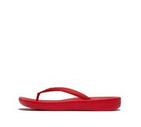 Fitflop Iqushion Ergonomic Flip-Flops, Chanclas Mujer, Red, 36 EU