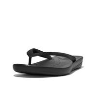 FitFlop Iqushion Ergonomic Flip-Flops, Zapatos de Playa y Piscina Hombre, Negro Black, 46 EU