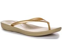 Fitflop IQUSHION Flip Flop-Solid, Chanclas Mujer, Gold, 36 EU