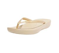 Fitflop IQUSHION Flip Flop-Solid, Chanclas Mujer, Gold, 40 EU