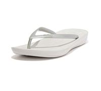 Fitflop IQUSHION Flip Flop-Solid, Chanclas Mujer, Silver, 41 EU