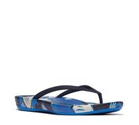 Fitflop Iqushion Flowerz Ergonomic Flip-Flops, Chanclas Mujer, Blue, 41 EU