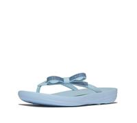 Fitflop Iqushion Glitz-Bow Flip-Flops, Chanclas Mujer, Azul Nublado, 39 EU, Azul Nublado, 39 EU