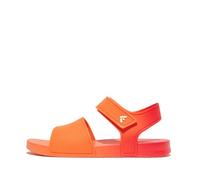 Fitflop iQUSHION Kids Junior Ombre Ergonomic B/S Sandals, Sandalia, Red Coral, 32 EU