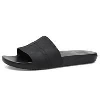 Fitflop Iqushion Mens Pool Slides, Sandalias deslizantes Mujer, Todo Negro, 43 EU
