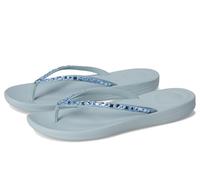 Fitflop Iqushion Multi-Crystal Ergonomic Flip-Flops, Chanclas Mujer, Blue, 42 EU