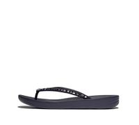 Fitflop Iqushion Multi-Crystal Ergonomic Flip-Flops, Chanclas Mujer, Navy, 41 EU