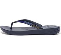 Fitflop Iqushion Ombre Sparkle Chanclas, Mujer, Azul Marino, 40 EU