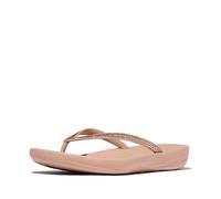 Fitflop Iqushion Sparkle, Chanclas Mujer, Classic Beige, 40 EU