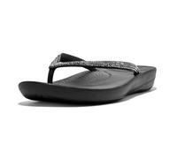 Fitflop IQUSHION Sparkle, Chanclas Mujer, Negro (Black), 42 EU