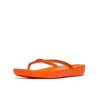 Fitflop Iqushion Sparkle, Chanclas Mujer, Orange, 43 EU