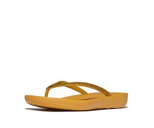 Fitflop IQUSHION Sparkle - Chanclas para mujer, color cúrcuma, talla 6.5 de Reino Unido, Cúrcuma, 40 EU