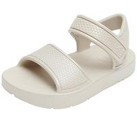 Fitflop Kids Iqushion Sandal with Backstrap Solid, Chanclas Unisex niños, Silver, 28 EU