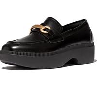 FitFlop Ladies Loafer F-Luma Chunky-Snaffle Box-Leather D/Wedge Loafers HY3 EUR 37